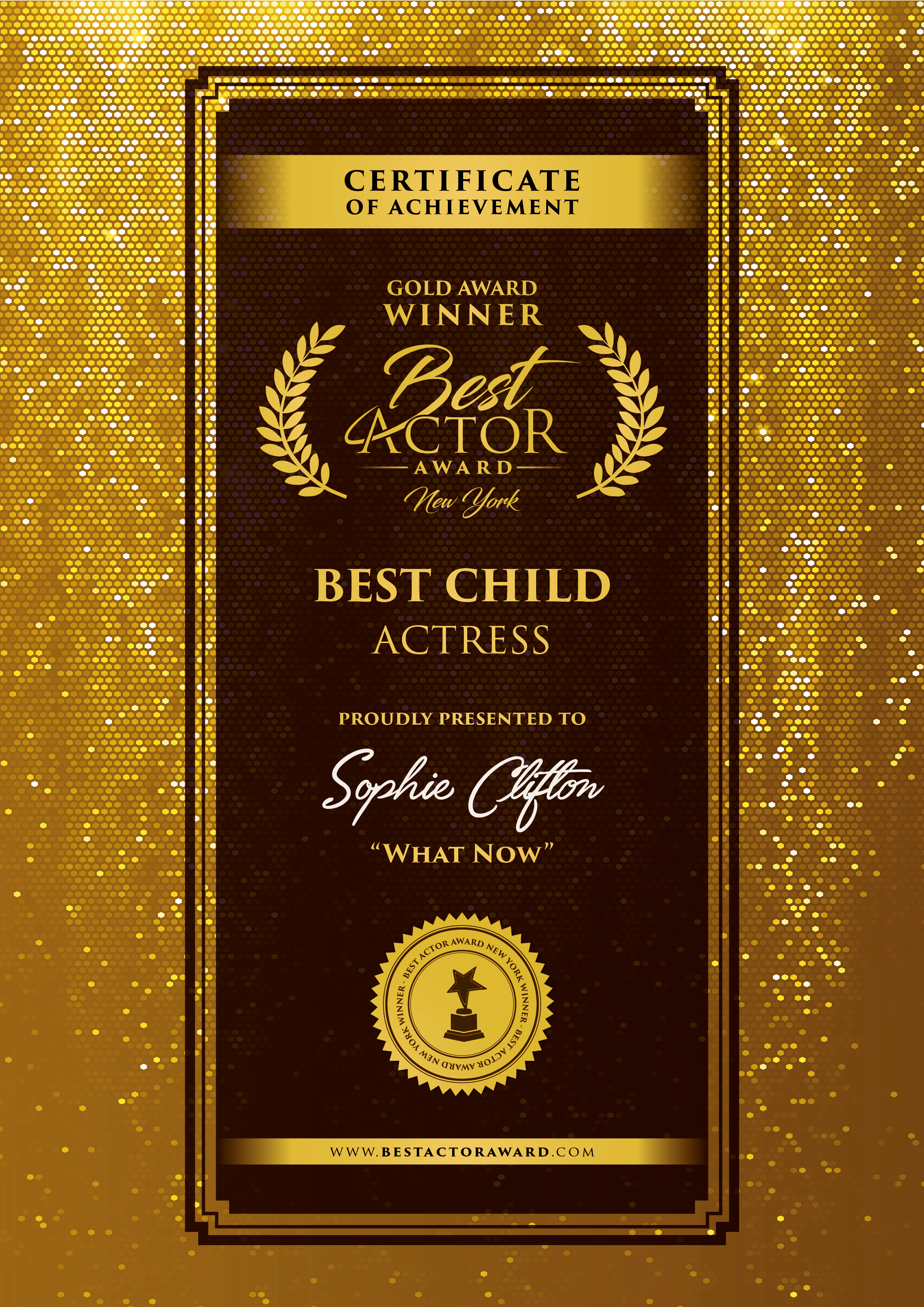 Best Child Actress - actor and director awards New York